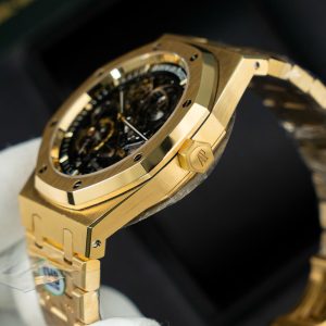 Đồng Hồ Audemars Piguet Royal Oak Openworked 15407 Replica 11 Mạ Vàng Mặt Lộ Cơ Xưởng THB 41mm (2)