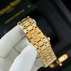 Đồng Hồ Audemars Piguet Royal Oak Openworked 15407 Replica 11 Mạ Vàng Mặt Lộ Cơ Xưởng THB 41mm (2)