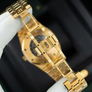 Đồng Hồ Audemars Piguet Royal Oak Openworked 15407 Replica 11 Mạ Vàng Mặt Lộ Cơ Xưởng THB 41mm (2)