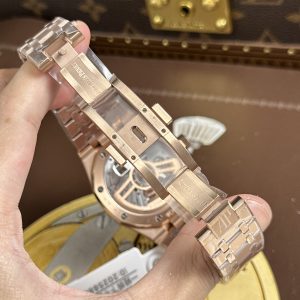 Đồng Hồ Audemars Piguet Royal Oak Selfwinding Flying Tourbillon 26730OR Replica 11 Mạ Vàng Hồng Mặt Xám 41mm (2)