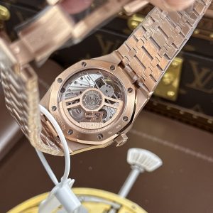 Đồng Hồ Audemars Piguet Royal Oak Selfwinding Flying Tourbillon 26730OR Replica 11 Mạ Vàng Hồng Mặt Xám 41mm (2)