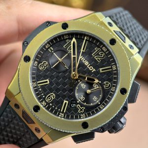 Đồng Hồ Hublot Big Bang Bản Kỉ Niệm 20 Năm Replica 11 Máy Cơ Tự Động Dây Cao Su Xưởng BBA 43mm (2)