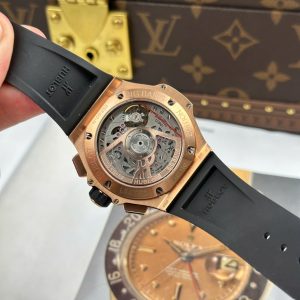 Đồng Hồ Hublot Big Bang King Gold Bản Kỉ Niệm 20 Năm Replica 11 Máy Cơ Tự Động Dây Cao Su Xưởng BBA 43mm (2)