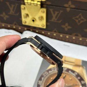 Đồng Hồ Hublot Big Bang King Gold Bản Kỉ Niệm 20 Năm Replica 11 Máy Cơ Tự Động Dây Cao Su Xưởng BBA 43mm (2)