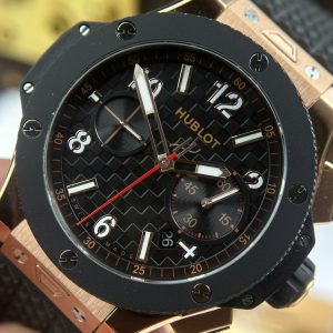 Đồng Hồ Hublot Big Bang King Gold Bản Kỉ Niệm 20 Năm Replica 11 Máy Cơ Tự Động Dây Cao Su Xưởng BBA 43mm (2)