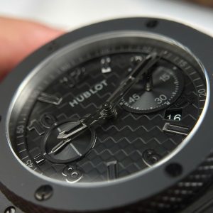 Đồng Hồ Hublot Replica 11 Big Bang 20th Anniversary Ceramic All Black Chronograph Xưởng BBA 43mm (2)