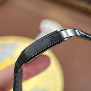 Đồng Hồ Nam Cartier Santos Chế Tác Mặt Số Lộ Cơ Dây Da Màu Đen 39 (2)