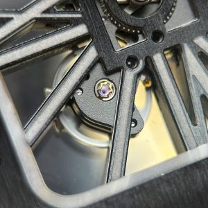 Đồng Hồ Nam Cartier Santos Chế Tác Mặt Số Lộ Cơ Dây Da Màu Đen 39 (2)