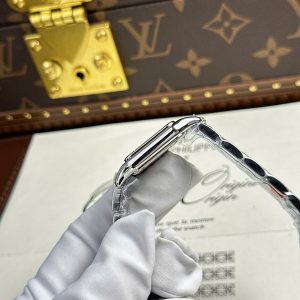 Đồng Hồ Nữ Cartier Panthere Replica 11 Màu Trắng Máy Pin Thụy Sỹ Xưởng BV 27x36mm (2)