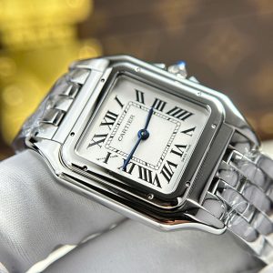 Đồng Hồ Nữ Cartier Panthere Replica 11 Màu Trắng Máy Pin Thụy Sỹ Xưởng BV 27x36mm (2)