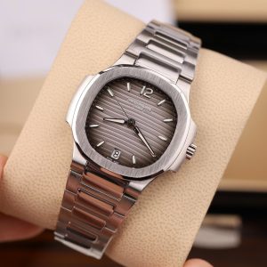 Đồng Hồ Nữ Patek Philippe Nautilus 7118 Rep 11 Mặt Xám Dây Kim Loại Nhà Máy GR 35 (2)