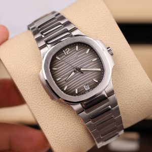 Đồng Hồ Nữ Patek Philippe Nautilus 7118 Rep 11 Mặt Xám Dây Kim Loại Nhà Máy GR 35 (2)