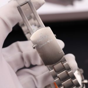 Đồng Hồ Omega Chế Tác Speedmaster Racing Chronograph Mặt Xanh Dương Dây Kim Loại 40mm (10)