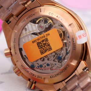 Đồng Hồ Omega Replica Cao Cấp SpeedMaster MoonWatch Mạ Vàng Hồng 42mm (2)