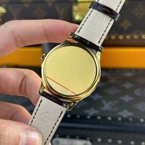 Đồng Hồ Patek Philippe Calatrava 5227R Chế Tác Mạ Vàng Dây Da Nhà Máy 3K 39mm (2)