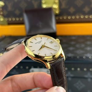 Đồng Hồ Patek Philippe Calatrava 5227R Chế Tác Mạ Vàng Dây Da Nhà Máy 3K 39mm (2)