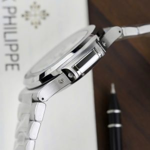 Đồng Hồ Patek Philippe Nautilus 5726 Chế Tác Mặt Trắng Máy Cơ Thụy Sỹ Nhà Máy PPF 40 (2)