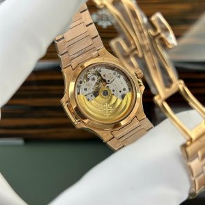 Đồng Hồ Patek Philippe Nautilus 7118 Chế Tác Mạ Vàng Hồng Mặt Trắng Nhà Máy 3K 35 (2)