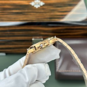 Đồng Hồ Patek Philippe Nautilus 7118 Chế Tác Mạ Vàng Hồng Mặt Trắng Nhà Máy 3K 35 (2)