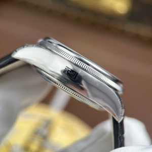 Đồng Hồ Rolex Cellini Chế Tác Dual Time 50529 Mặt Trắng Máy Cơ Thụy Sỹ Xưởng KZ 39mm (2)