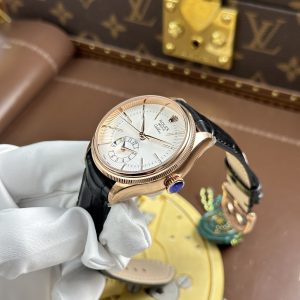 Đồng Hồ Rolex Cellini Dual Time 50525 Chế Tác Mạ Vàng Hồng Mặt Trắng Nhà Máy KZ 39mm (2)
