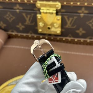 Đồng Hồ Rolex Cellini Dual Time 50525 Chế Tác Mạ Vàng Hồng Mặt Trắng Nhà Máy KZ 39mm (2)