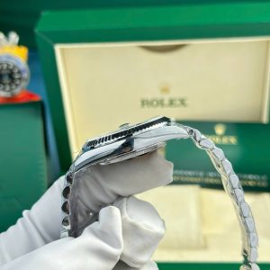 Đồng Hồ Rolex Chế Tác Day-Date Nam Mặt Đen Nặng 186 Grams Xưởng QF 40mm (9)