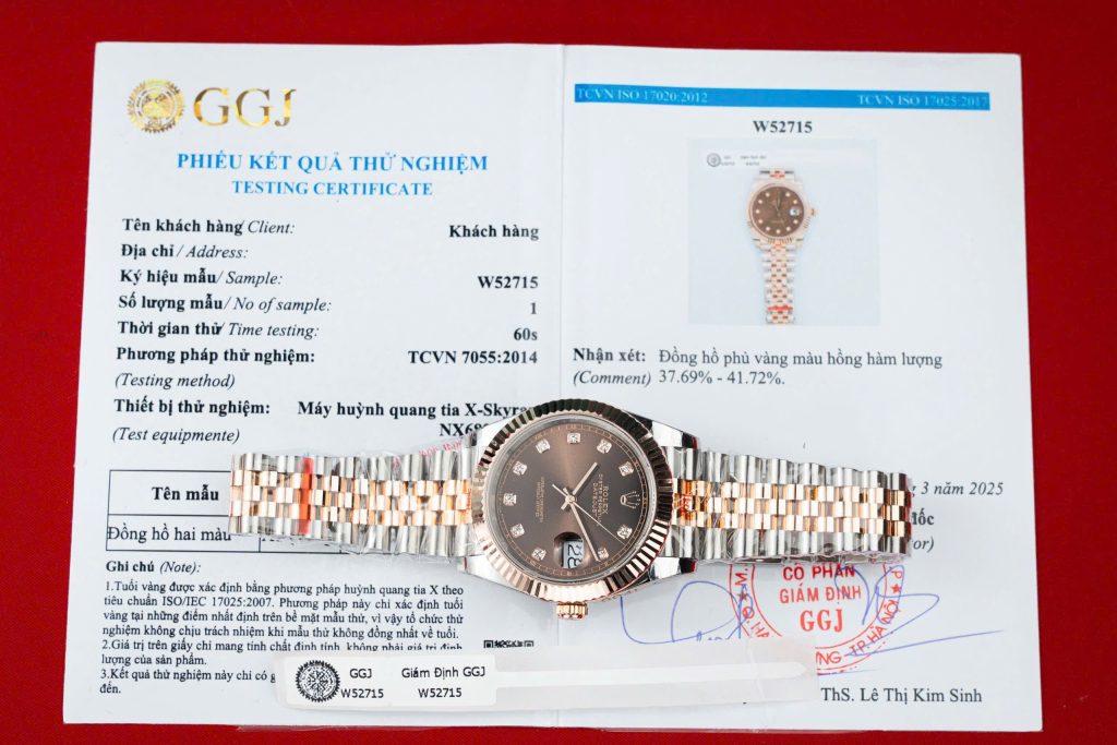 Đồng Hồ Rolex DateJust 126331 Chế Tác Mặt Chocolate Phủ Vàng Hồng 18K Xưởng GM 41mm (2)