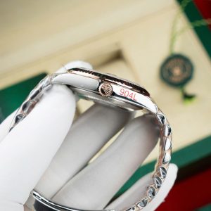 Đồng Hồ Rolex DateJust 126331 Chế Tác Mặt Chocolate Phủ Vàng Hồng 18K Xưởng GM 41mm (2)