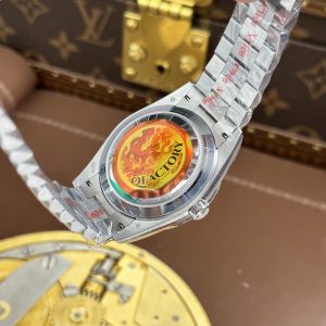 Đồng Hồ Rolex Day-Date Replica 11 Mặt Xám Trọng Lượng 186 Grams Xưởng QF 40mm (2)