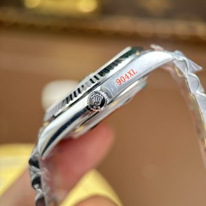 Đồng Hồ Rolex Day-Date Replica 11 Mặt Xám Trọng Lượng 186 Grams Xưởng QF 40mm (2)