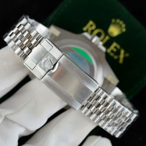 Đồng Hồ Rolex GMT-Master II Chế Tác Viền Gốm Xanh Dây Jubilee Nhà Máy AR 40mm (2)