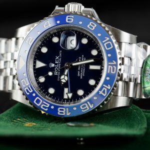 Đồng Hồ Rolex GMT-Master II Chế Tác Viền Gốm Xanh Dây Jubilee Nhà Máy AR 40mm (2)
