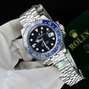 Đồng Hồ Rolex GMT-Master II Chế Tác Viền Gốm Xanh Dây Jubilee Nhà Máy AR 40mm (2)