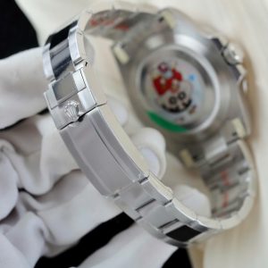 Đồng Hồ Rolex GMT-Master II Rep Cao Cấp Viền Gốm Xanh Dây Oyster Nhà Máy AR 40mm (2)