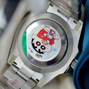 Đồng Hồ Rolex GMT-Master II Rep Cao Cấp Viền Gốm Xanh Dây Oyster Nhà Máy AR 40mm (2)