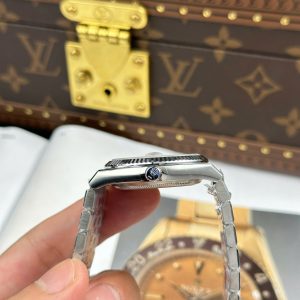 Đồng Hồ Rolex Replica 11 Land-Dweller 127234 Mặt Trắng Họa Tiết Tổ Ong 36mm (2)