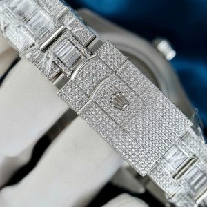 Đồng Hồ Rolex Sky-Dweller 336934 Chế Tác Mặt Xanh Dương Đính Full Đá 42mm (1)