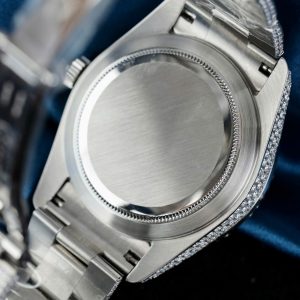 Đồng Hồ Rolex Sky-Dweller 336934 Chế Tác Mặt Xanh Dương Đính Full Đá 42mm (1)