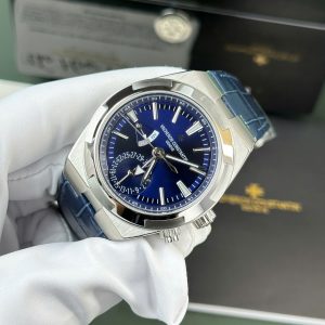 Đồng Hồ Vacheron Constantin Replica 11 Overseas Dual Time 7900V Màu Xanh Dương Nhà Máy PZ 41mm (2)