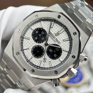 Đồng Hồ Audemars Piguet Chế Tác Royal Oak 26331ST Mặt Trắng Máy Cơ Thụy Sỹ Xưởng APS 41mm (2)