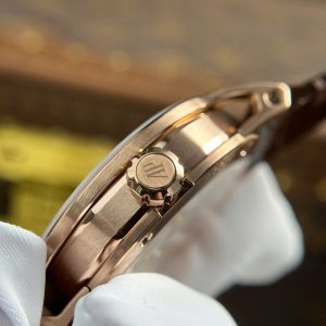 Đồng Hồ Audemars Piguet Rep 11 Code 11.59 Selfwinding 15210OR Mạ Vàng Hồng Mặt Trắng Xưởng APS 41mm (2)