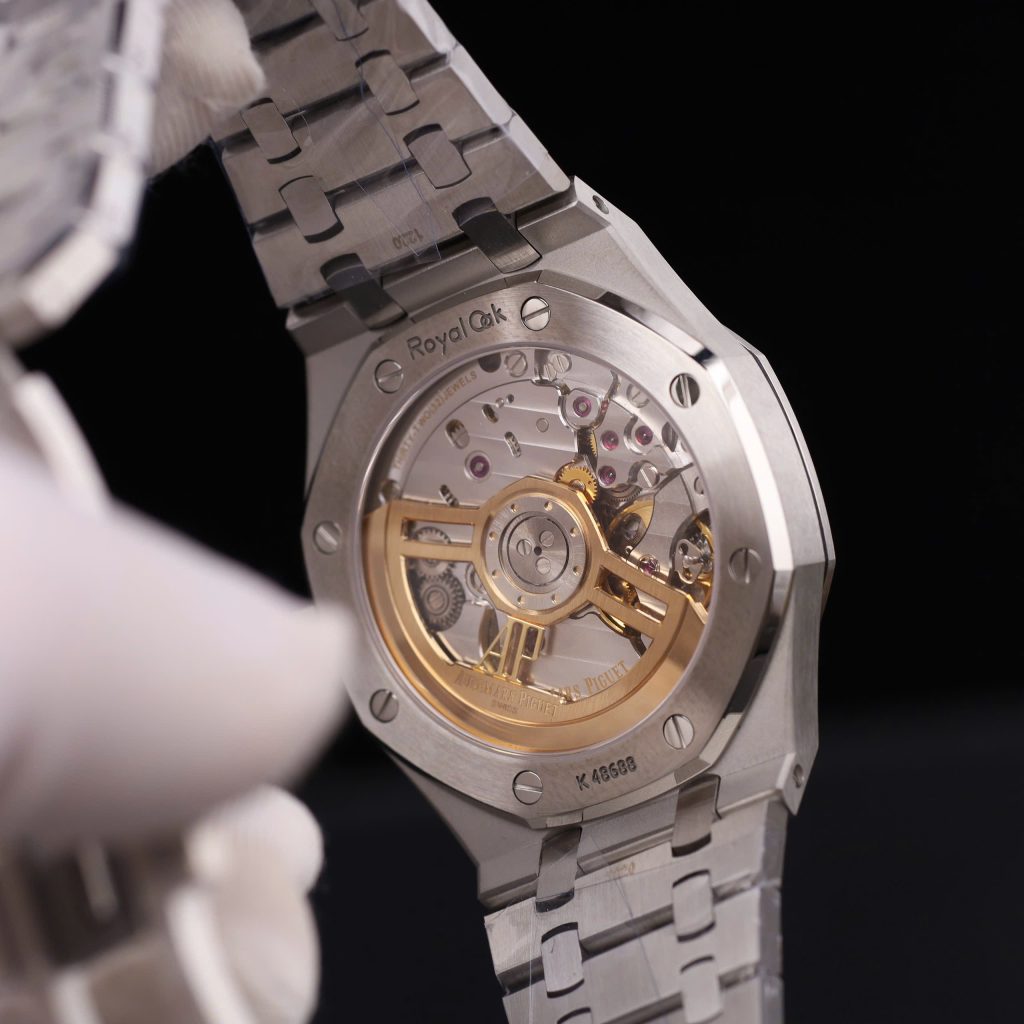 Đồng Hồ Audemars Piguet Royal Oak 15500 Chế Tác Mặt Xanh Lá Cây Máy Cơ Thụy Sỹ Nhà Máy APS 41mm (2)