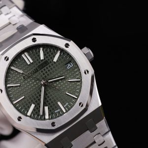 Đồng Hồ Audemars Piguet Royal Oak 15500 Chế Tác Mặt Xanh Lá Cây Máy Cơ Thụy Sỹ Nhà Máy APS 41mm (2)