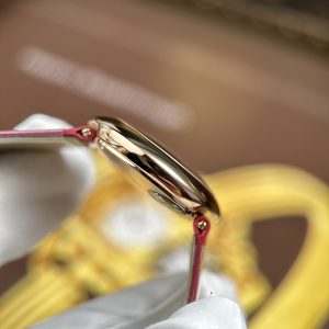 Đồng Hồ Cartier Ballon Blanc Rep Cao Cấp Nữ Máy Pin Dây Da Đỏ Xưởng AF 30mm (2)