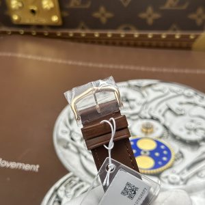 Đồng Hồ Cartier Tank Louis Replica 11 Mặt Trắng Vỏ Mạ Vàng Hồng Máy Cơ Tự Động 27.8×38 (2)