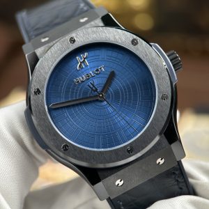 Đồng Hồ Hublot Rep Cao Cấp Classic Fusion Ceramic Boutique Pisa 1940 Edition Mặt Số Xanh Dương Xưởng JJZ 42mm (2)