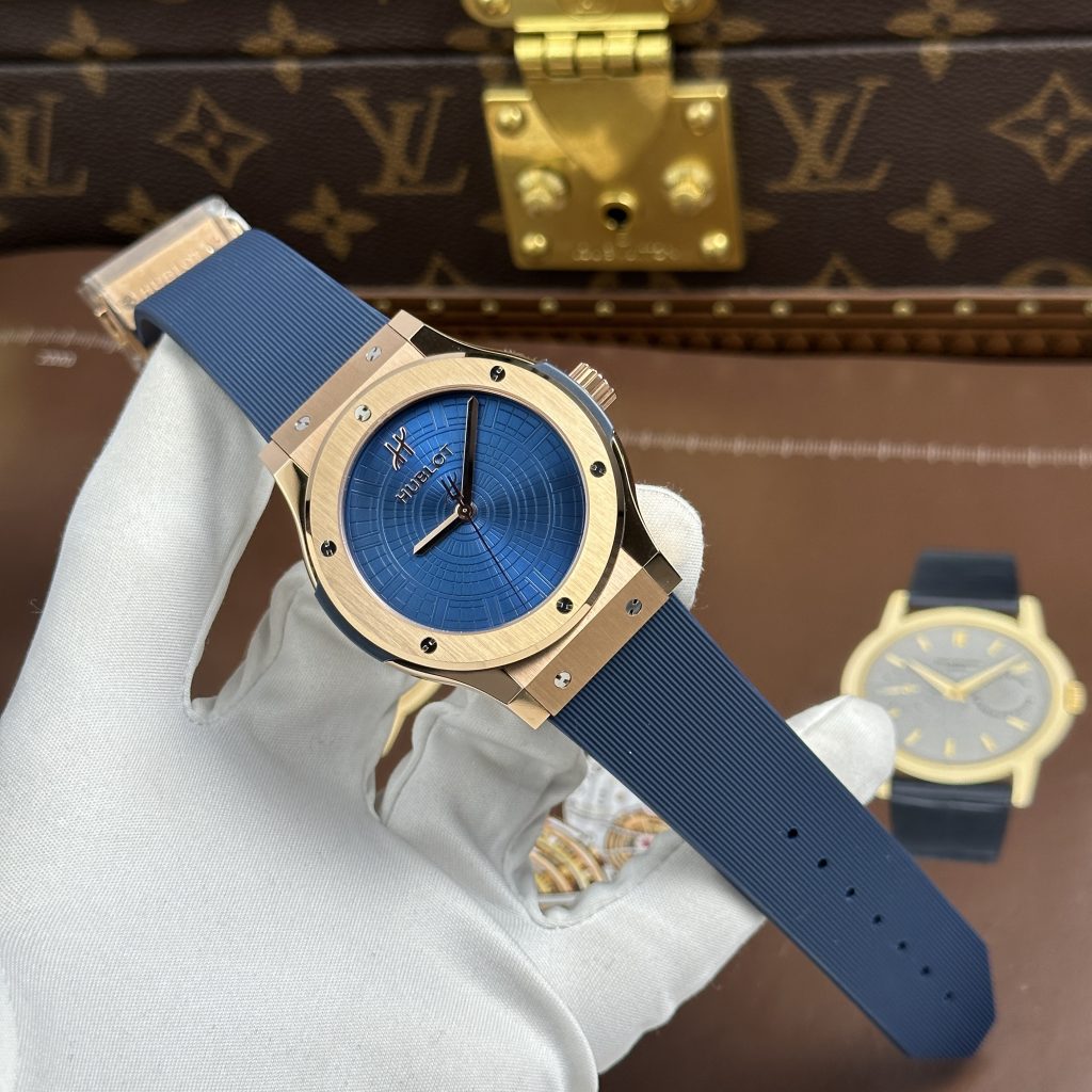 Đồng Hồ Hublot Replica 11 Classic Fusion King Gold Boutique Pisa 1940 Edition Dây Cao Su Xưởng JJZ 42mm (2)