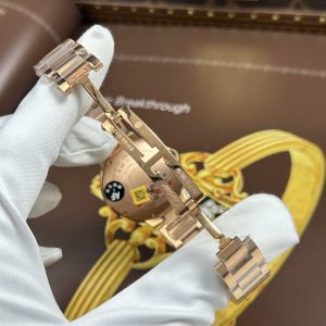 Đồng Hồ Nữ Cartier Ballon Bleu WGBB0054 Chế Tác Mạ Vàng Hồng Dây Kim Loại Xưởng AF 33mm (2)