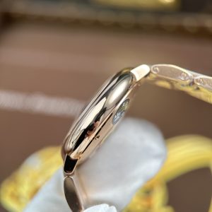 Đồng Hồ Nữ Cartier Ballon Bleu WGBB0054 Chế Tác Mạ Vàng Hồng Dây Kim Loại Xưởng AF 33mm (5)